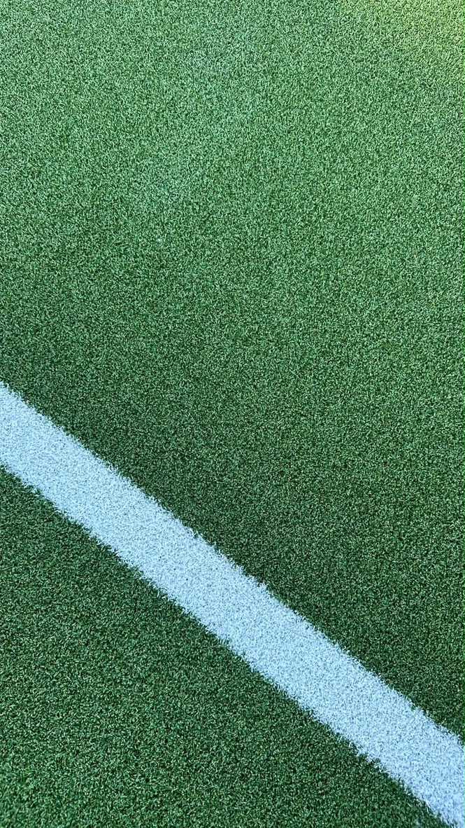 Spielbelag mit Linienmarkierung auf unseren Courts